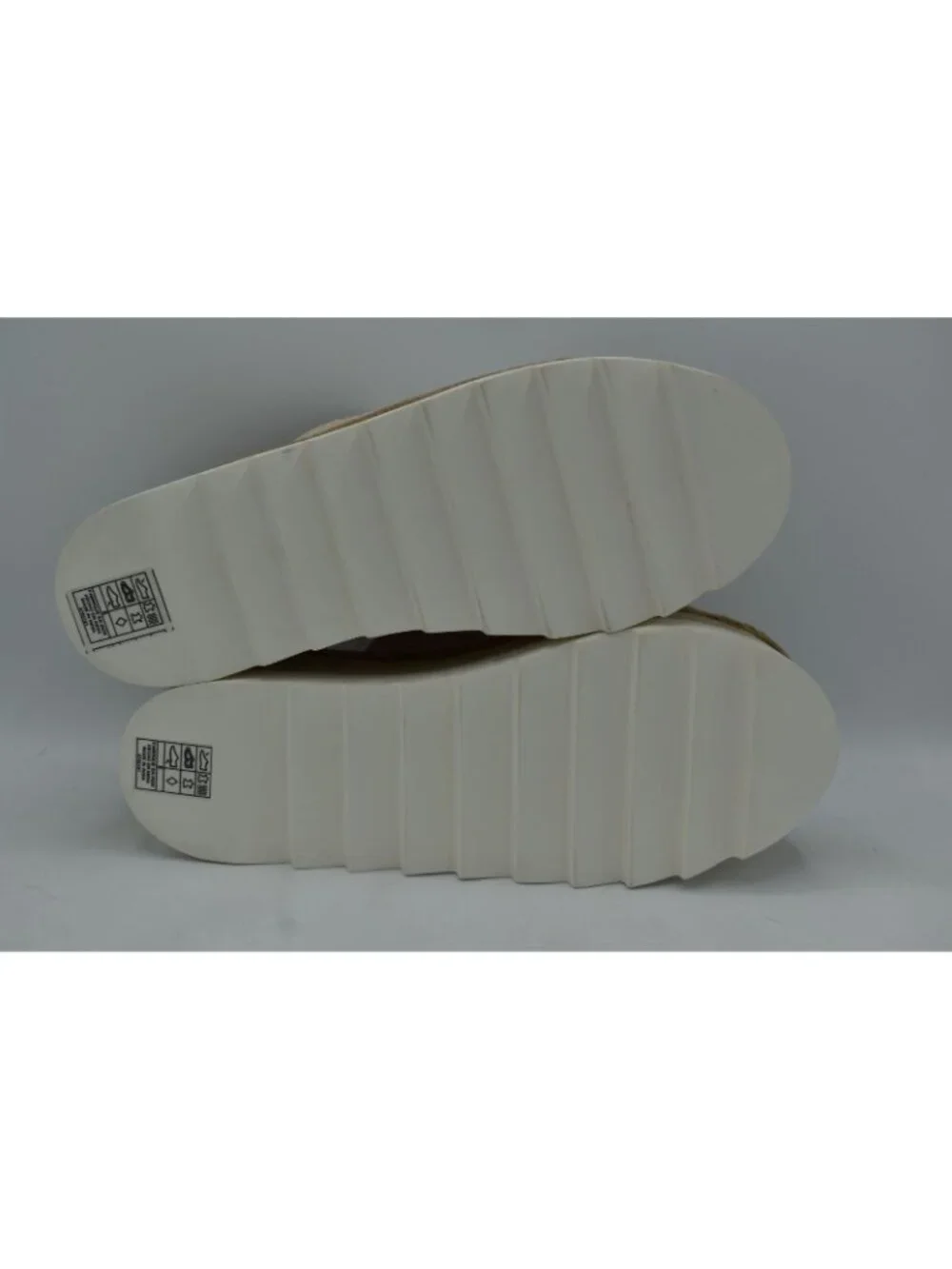 Free People Womens Size 8 Santorini‎ Espadrille Plaster Platform Slides Shoes